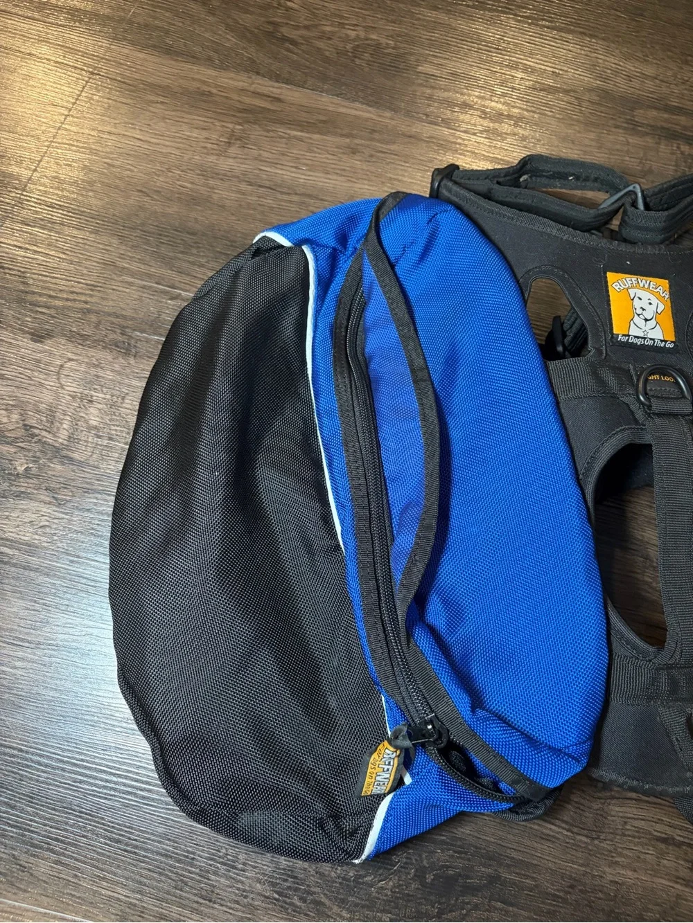 Ruffwear Royal Blue and Black Dog Saddle Pack